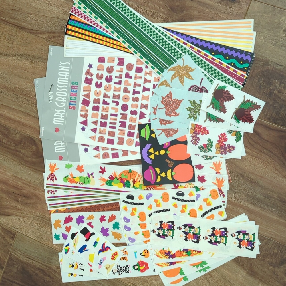 Mrs. Grossman's "Autumn" Themed Collection of Stickers